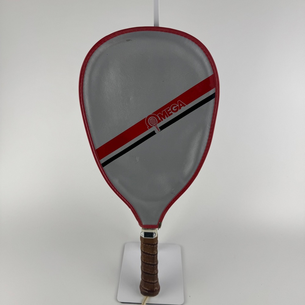 Century Omega Racquetball Racquet with Original Head Cover and Leather‎ Grip